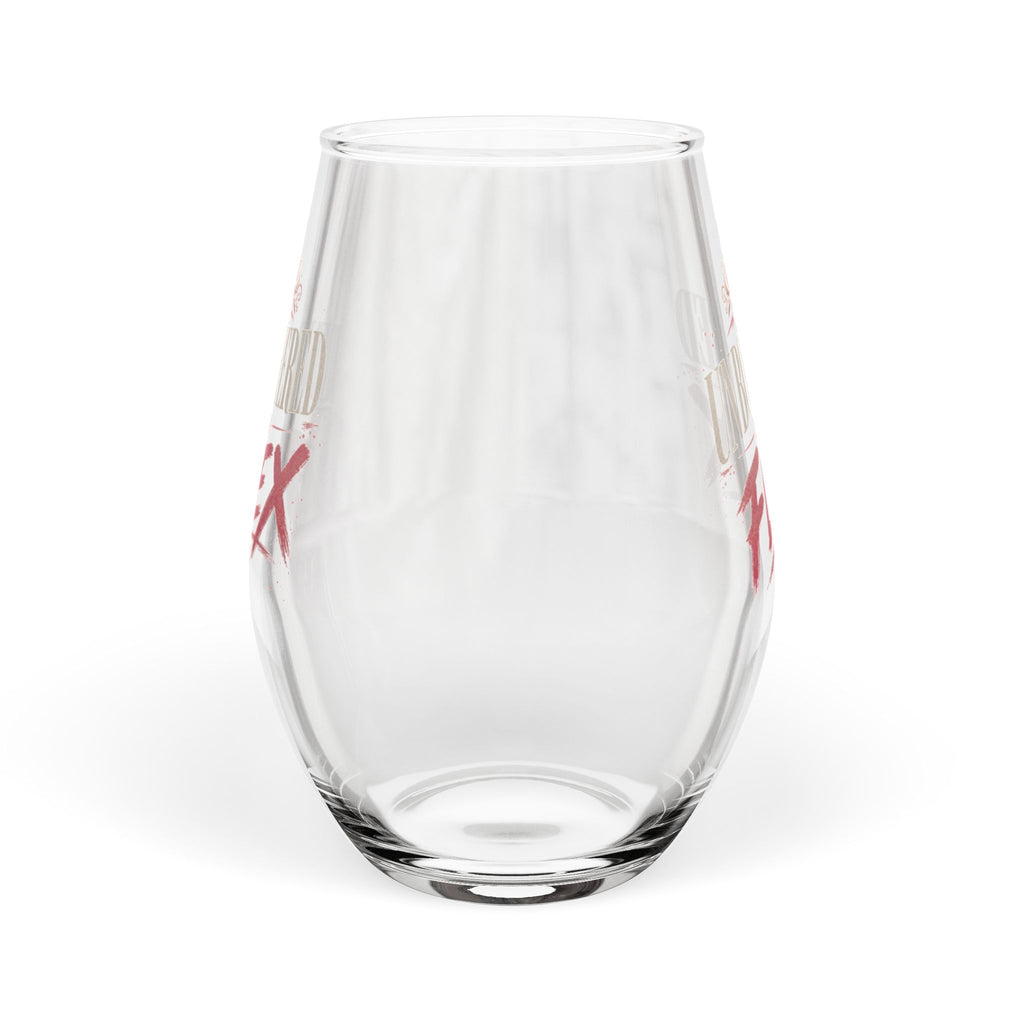 Unbothered Womens Empowerment Stemless Wine Glass | Feminist Glass