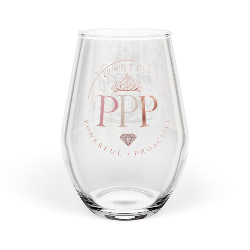 I Invest In Myself It Pays The Most Interest Stemless Wine Glass | Empowerment Quote
