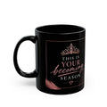 PPP monogram crown logo Black Mug | 11oz or 15oz ceramic