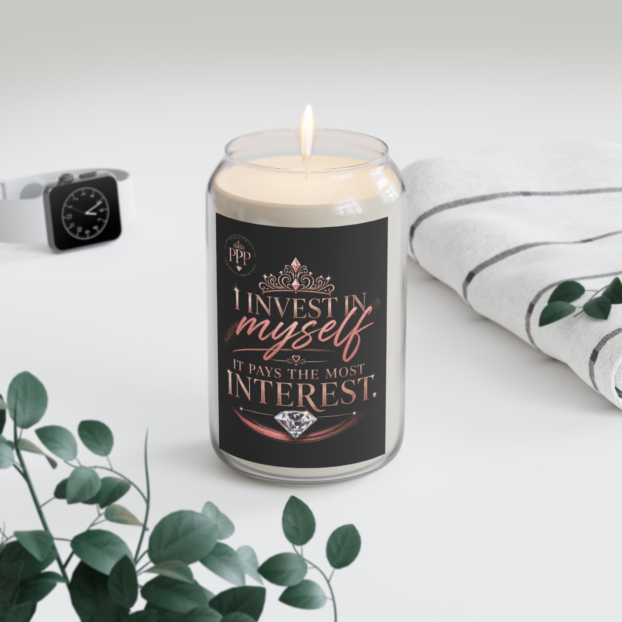 UNBOTHERED IS A FLEX Soy Candle | Scented Soy Candle 13.75oz