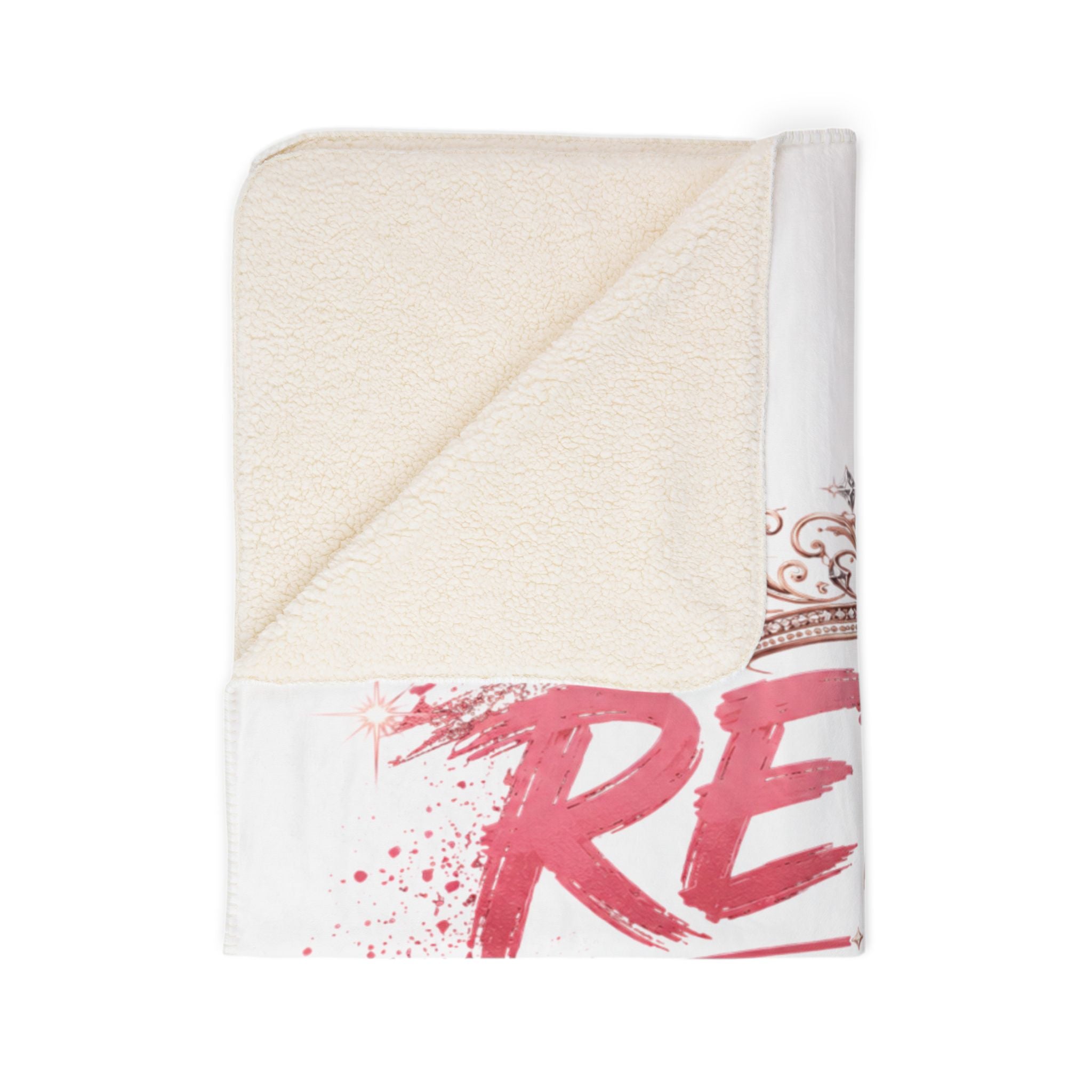 Funny Sherpa Fleece Blanket for Women | Retired From Everybody's Bullshit™ | Cozy Throw Blanket | Self-Care Gift | Pretty Powerful Proactive