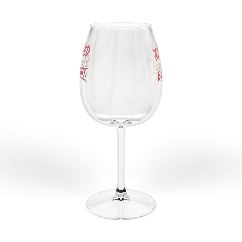Funny Wine Glass for Women | Retired From Everybody's Bullshit™ | Retirement Gift | Girls Night Wine Glass | Pretty Powerful Proactive
