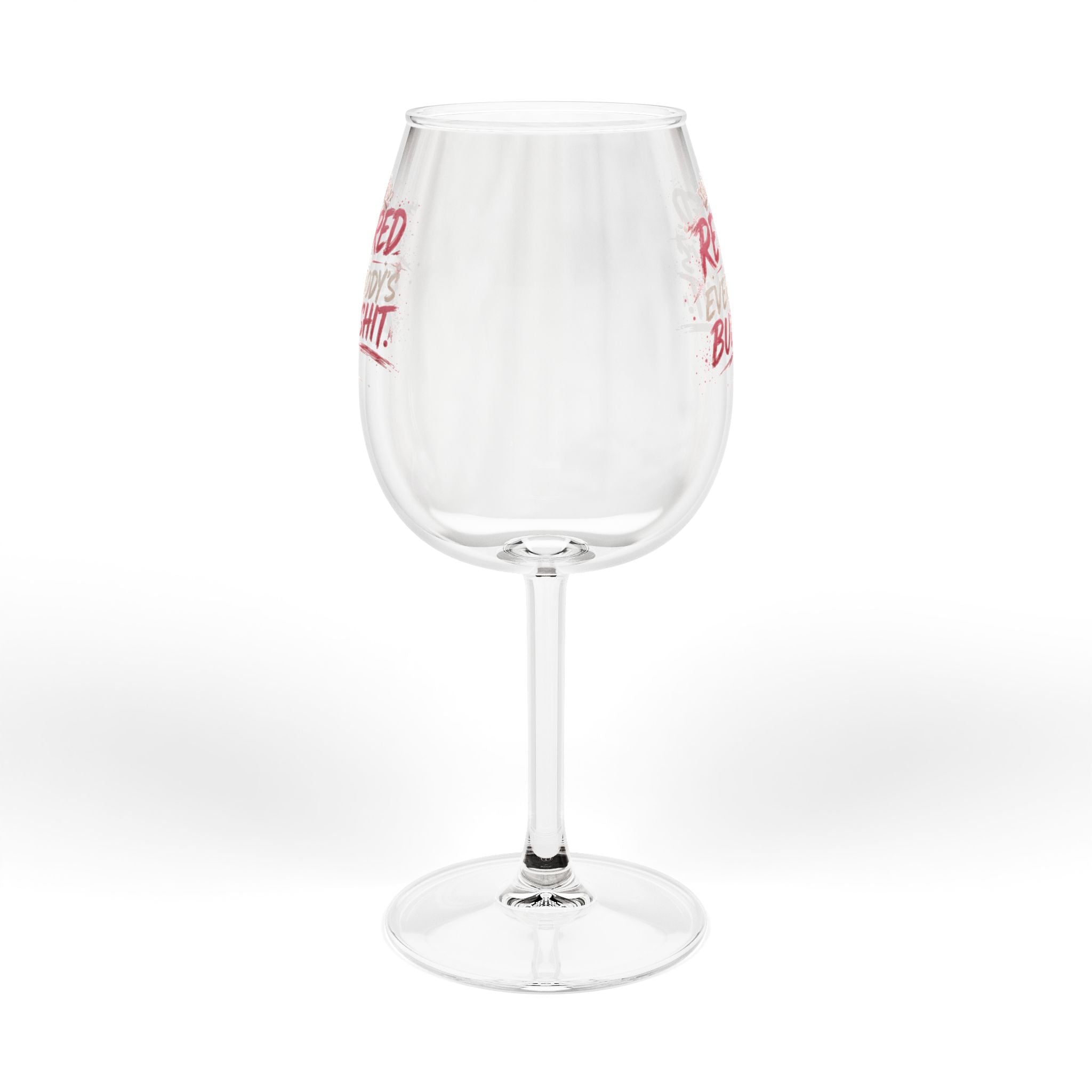 Funny Wine Glass for Women | Retired From Everybody's Bullshit™ | Retirement Gift | Girls Night Wine Glass | Pretty Powerful Proactive