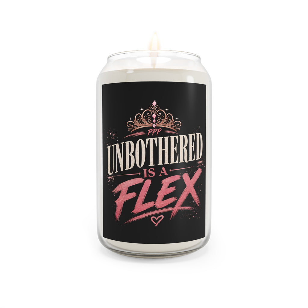 Unbothered Is A Flex Soy Candle | Scented Candle, Self-Care Home Decor