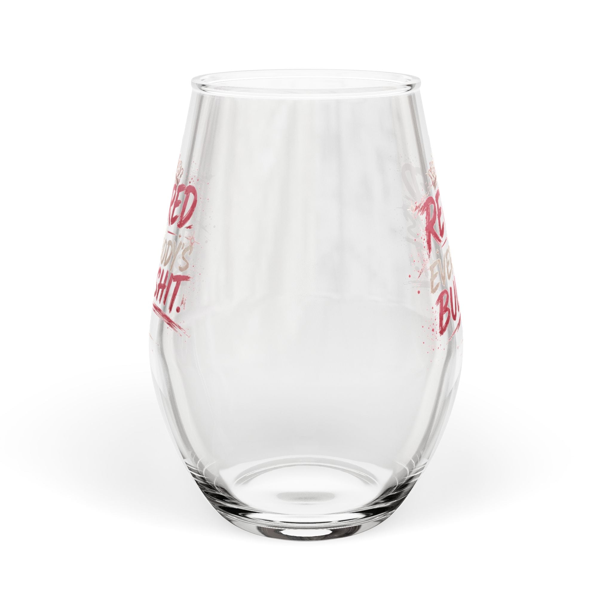 Funny Stemless Wine Glass for Women | Retired From Everybody's Bullshit™ | Girls Night Wine Glass | Pretty Powerful Proactive